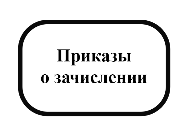 Приказы о зачислении